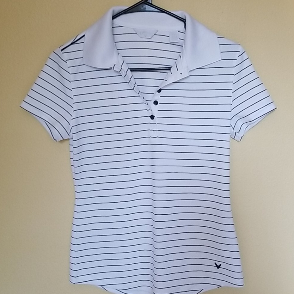 Callaway stripped polo shirt